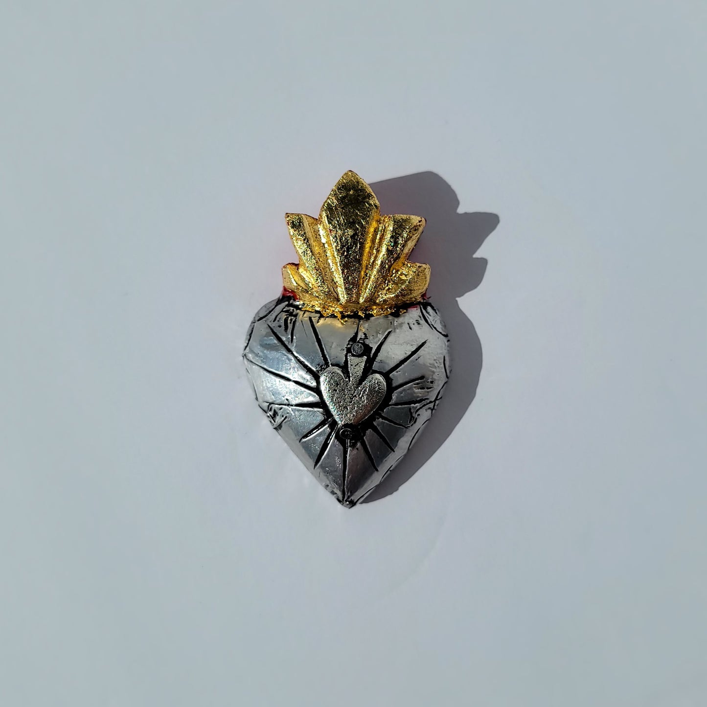 Metal Wooden Heart
