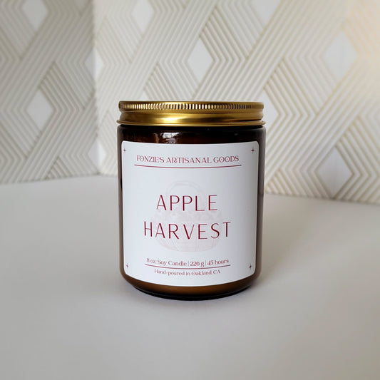Apple Harvest 8 oz Amber Jar
