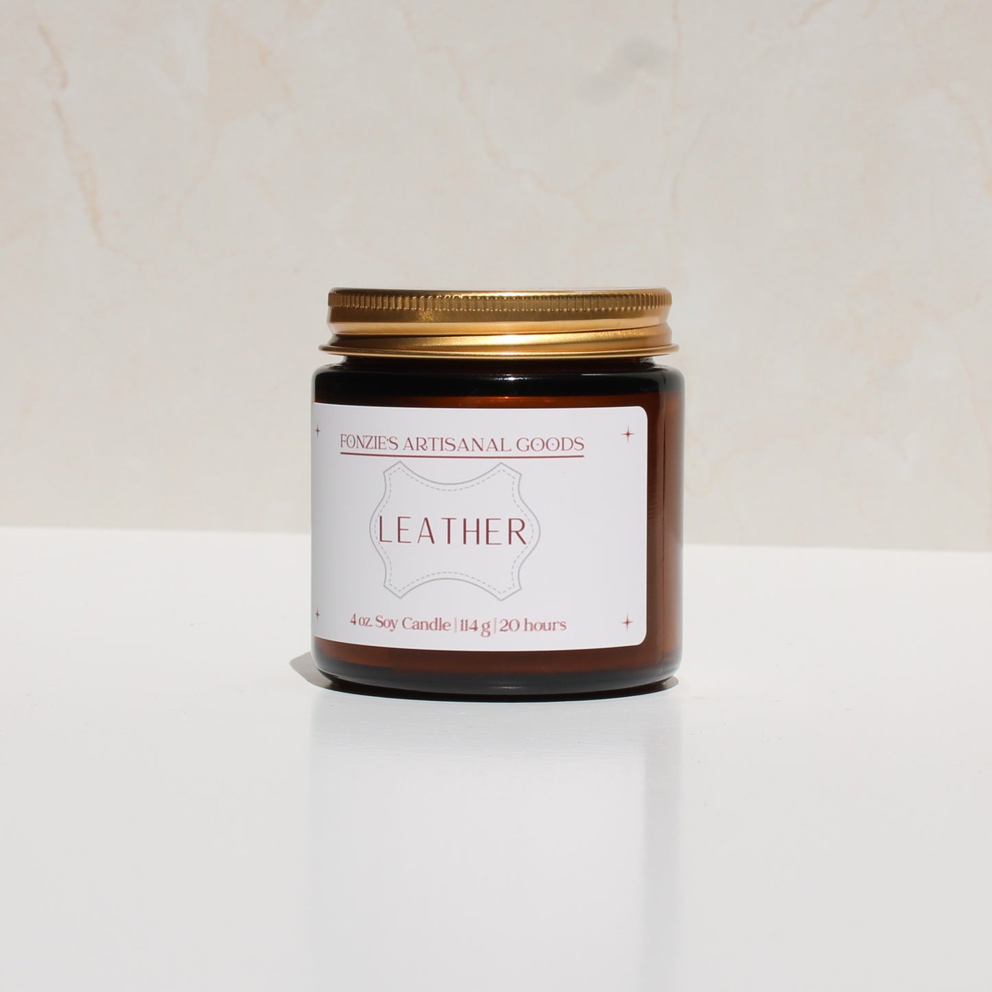 Leather Candle 4oz