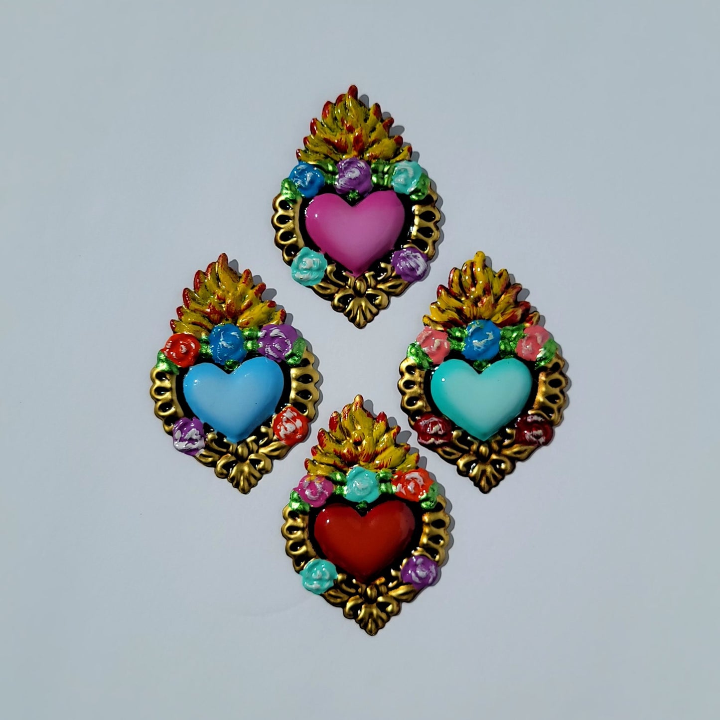 Colored Heart Magnet