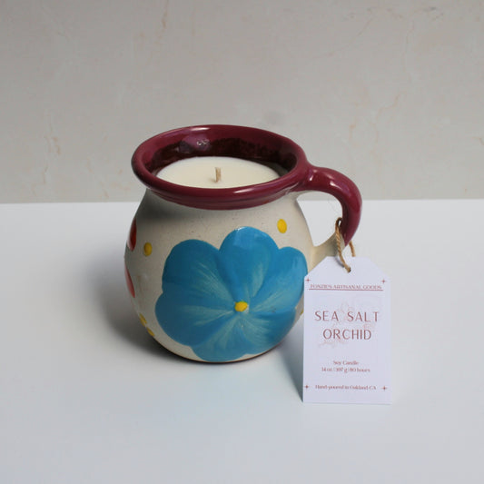 Sea Salt Orchid Jarrito Candle - 14oz