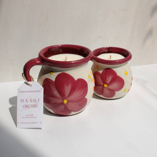 Sea Salt Orchid Jarrito Candle - 7oz