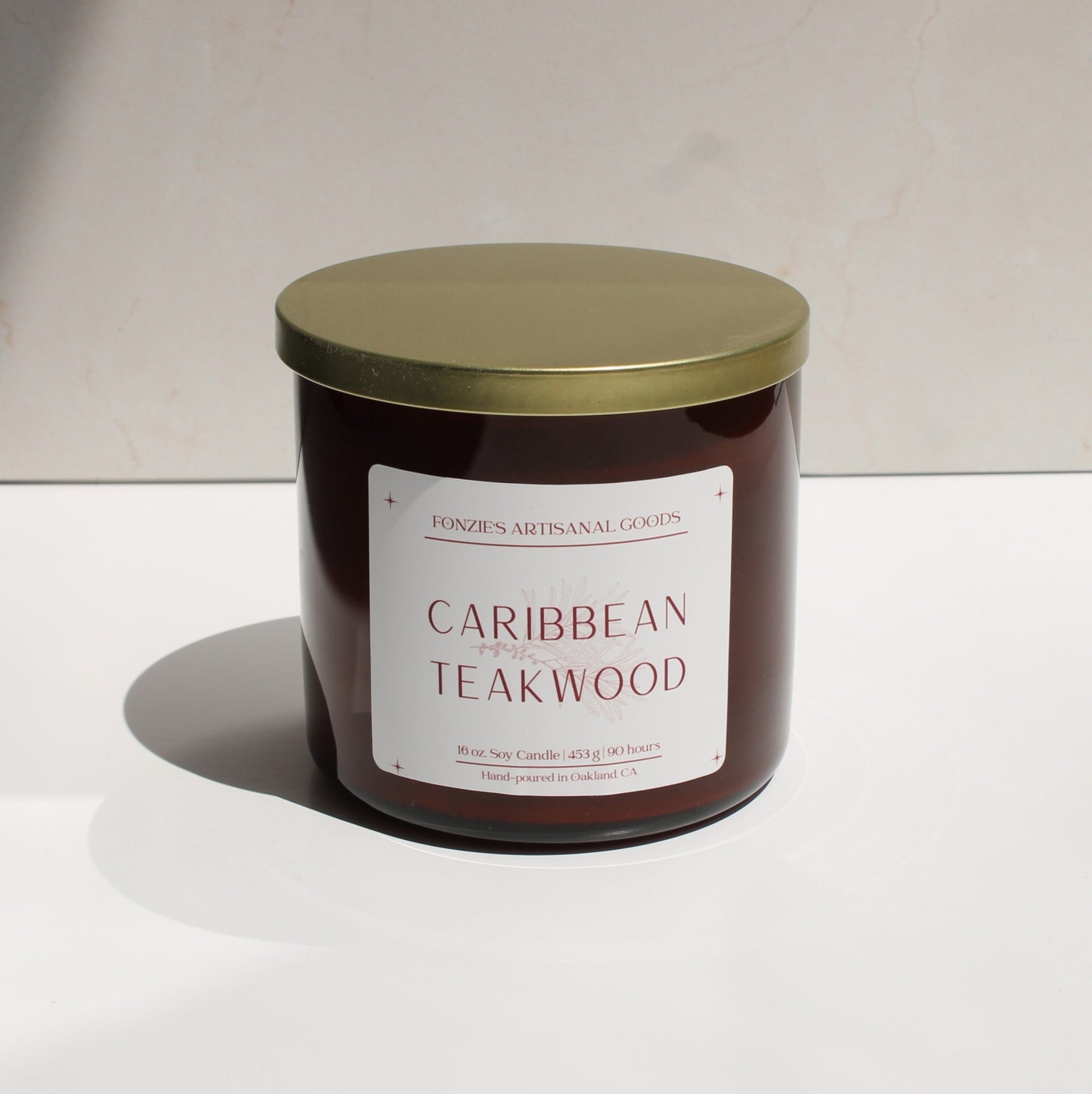 Caribbean Teakwood 3-Wick Tumbler