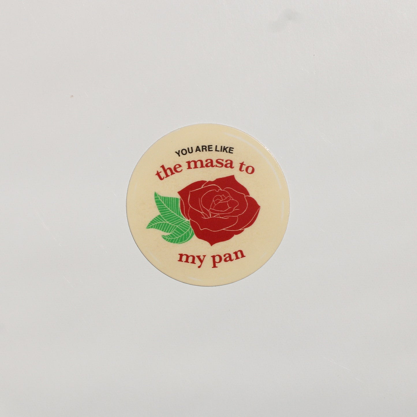 Masa to My Pan Sticker