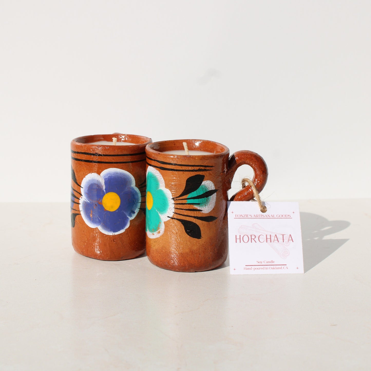 Mini Horchata Candle - Rustic Multicolored