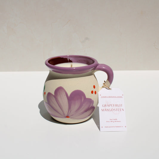 Grapefruit Mangosteen Jarrito Candle - 14oz