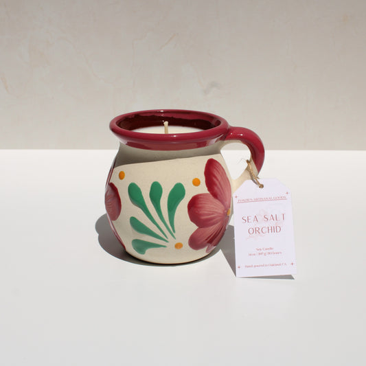 Sea Salt Orchid Jarrito Candle - 14oz