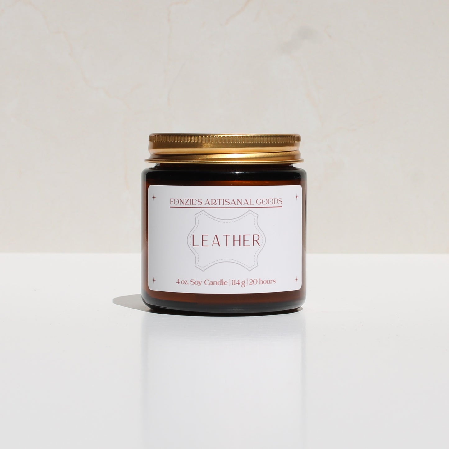 Leather Candle 4oz