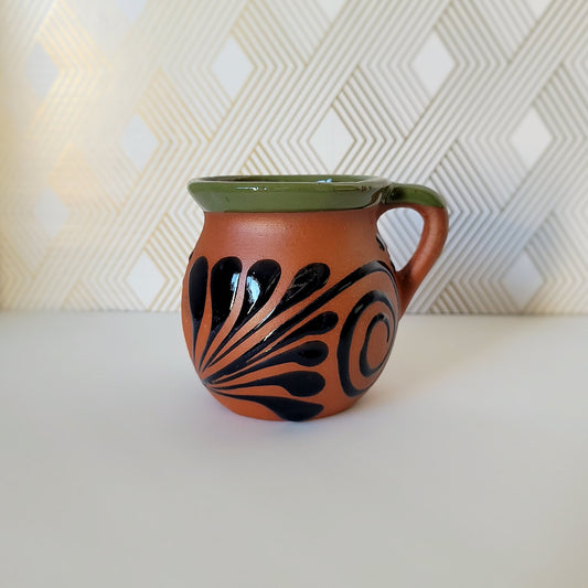 Brown Clay Green Jarrito - Mug